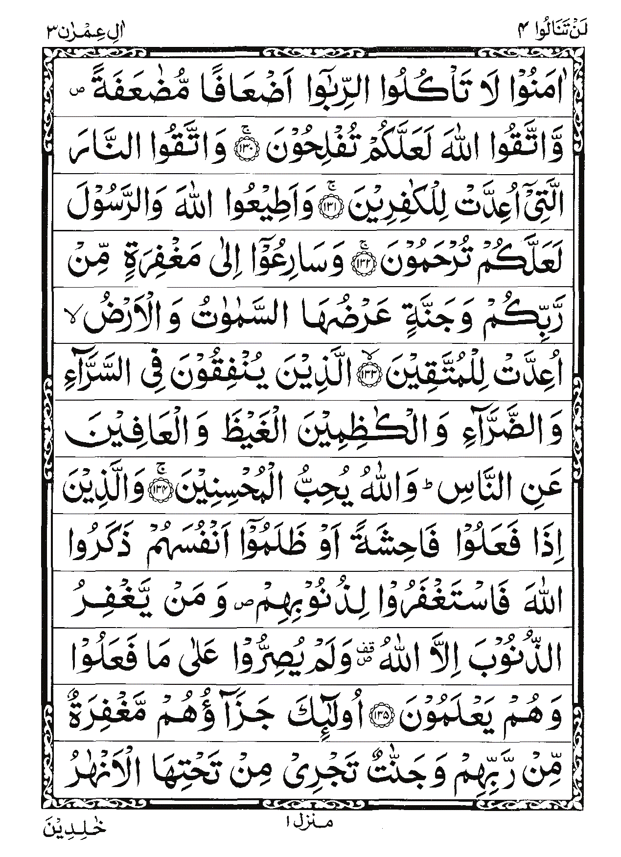 Surah Al-Imran Page 25